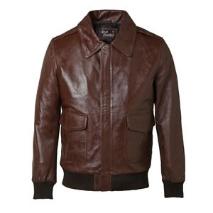 Men's Dark Brown Bomber Jacket